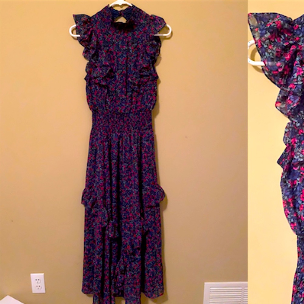 Lulu’s high neck floral dress